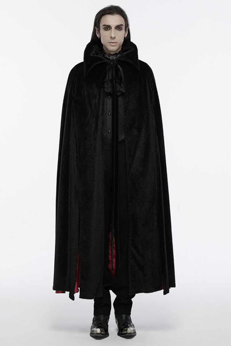 Crimson & Noir Men's Strap Bat Gothic Cape Cloak