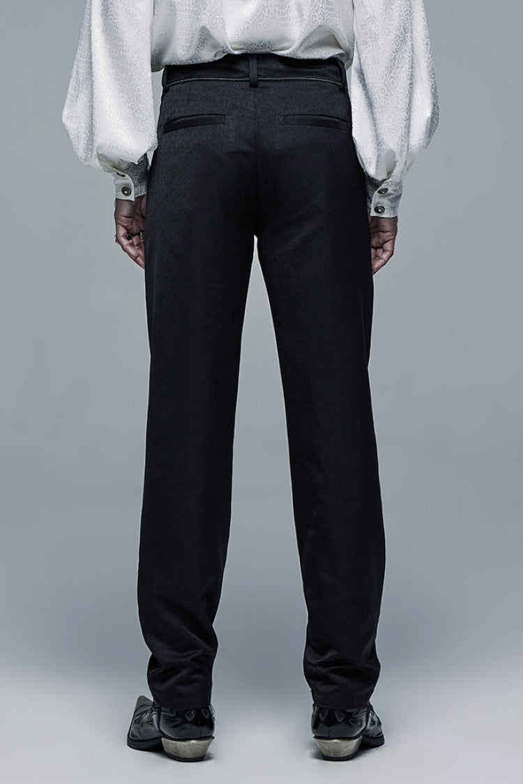 Men's Gothic Pants with Bat Pocket Decoration in 2 Colors