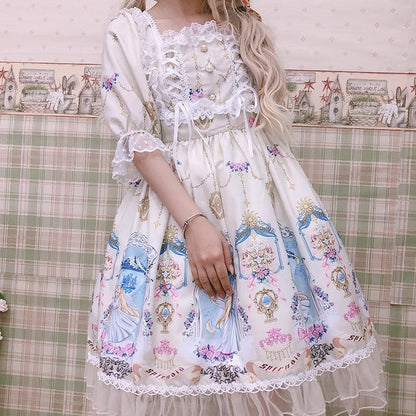 Celestial Symphony Lolita Dress - angel dress, angelic, angelic angels, celestial