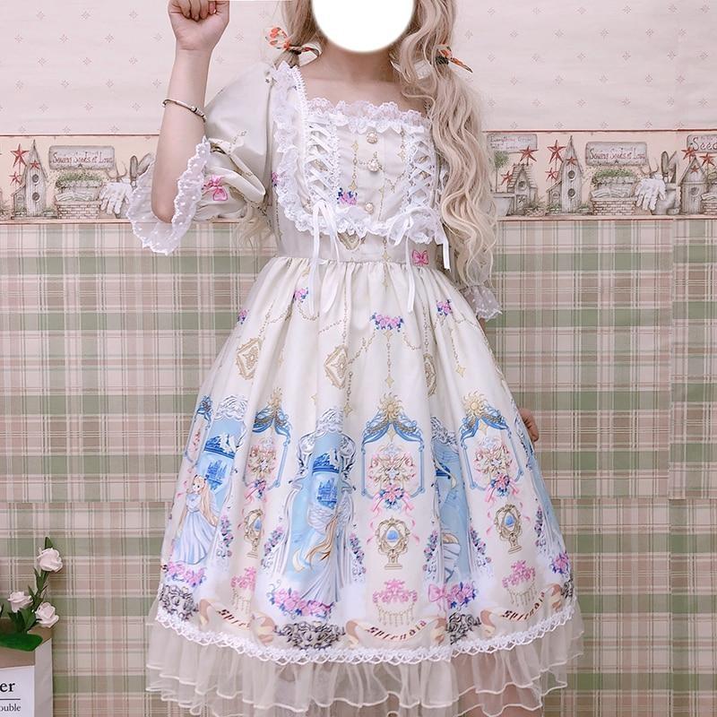 Celestial Symphony Lolita Dress - angel dress, angelic, angelic angels, celestial