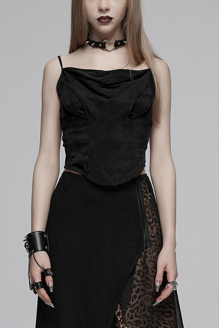 Pleated Hollow Gothic Vest