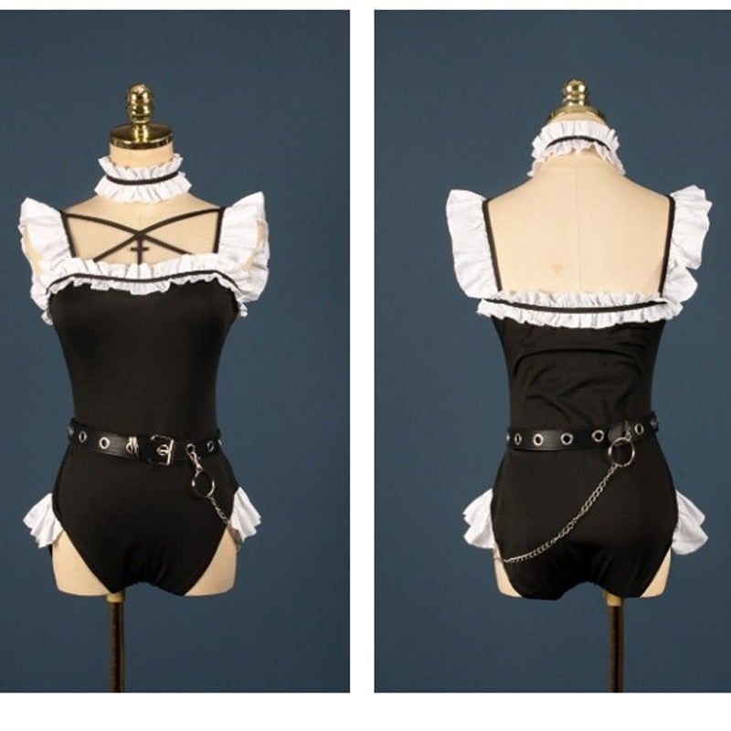 Chained priestess onesie - bodysuit - bodyuits - cosplay - cosplaying - costumes
