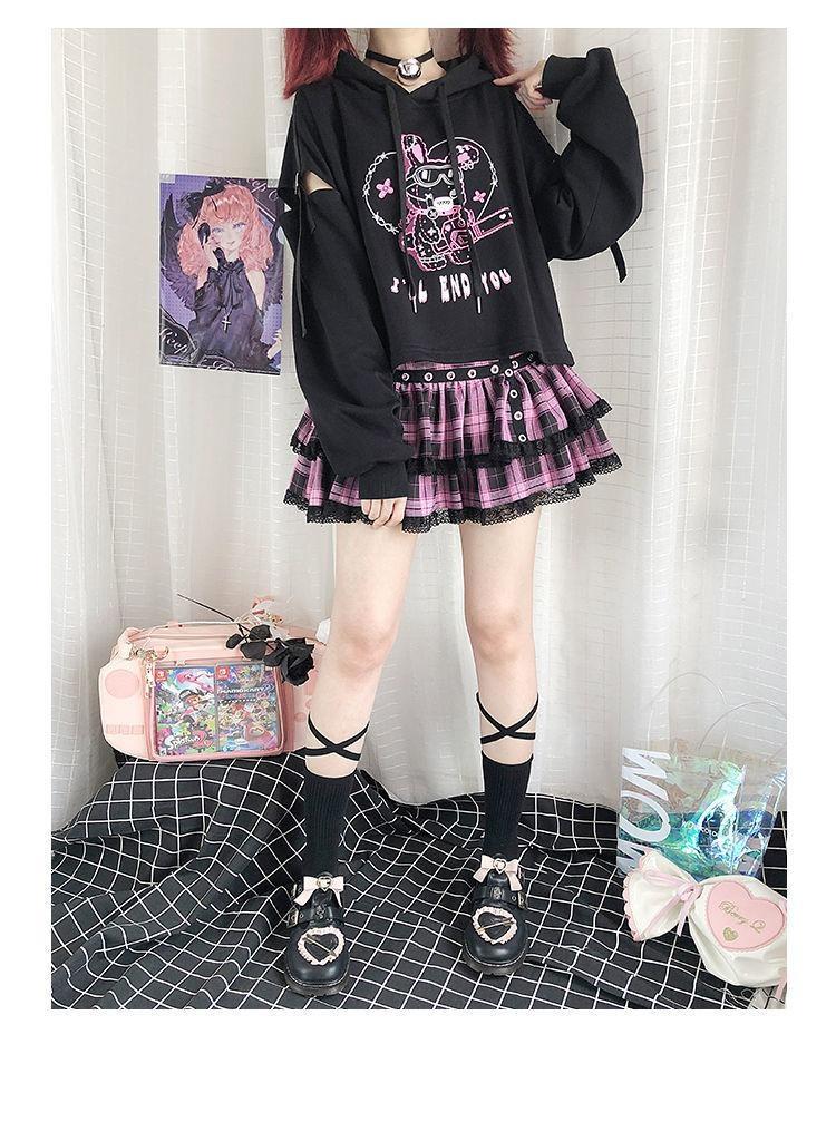 Chainsaw Bunny Hoodie - bunnies, bunny rabbit, cats, chain saw, chainsaw