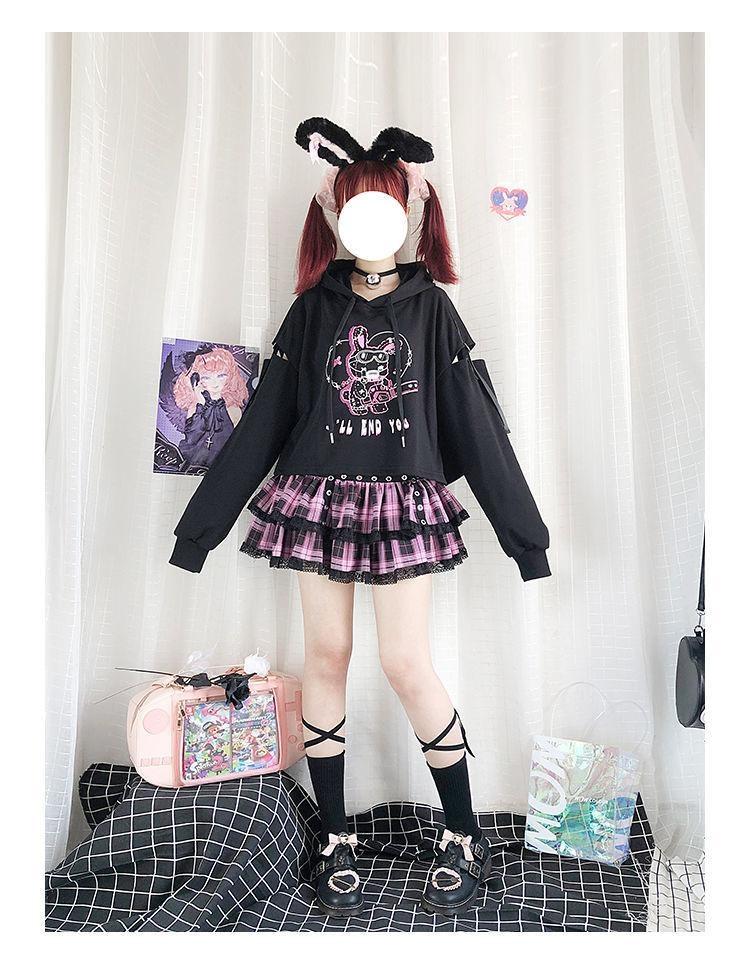 Chainsaw Bunny Hoodie - bunnies, bunny rabbit, cats, chain saw, chainsaw