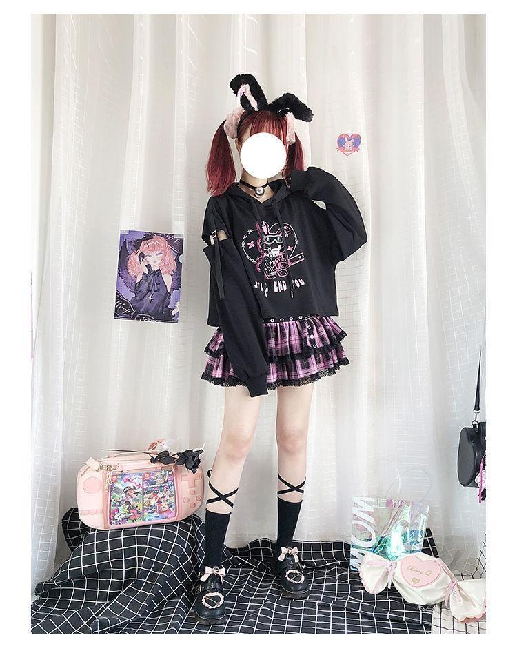 Chainsaw Bunny Hoodie - bunnies, bunny rabbit, cats, chain saw, chainsaw