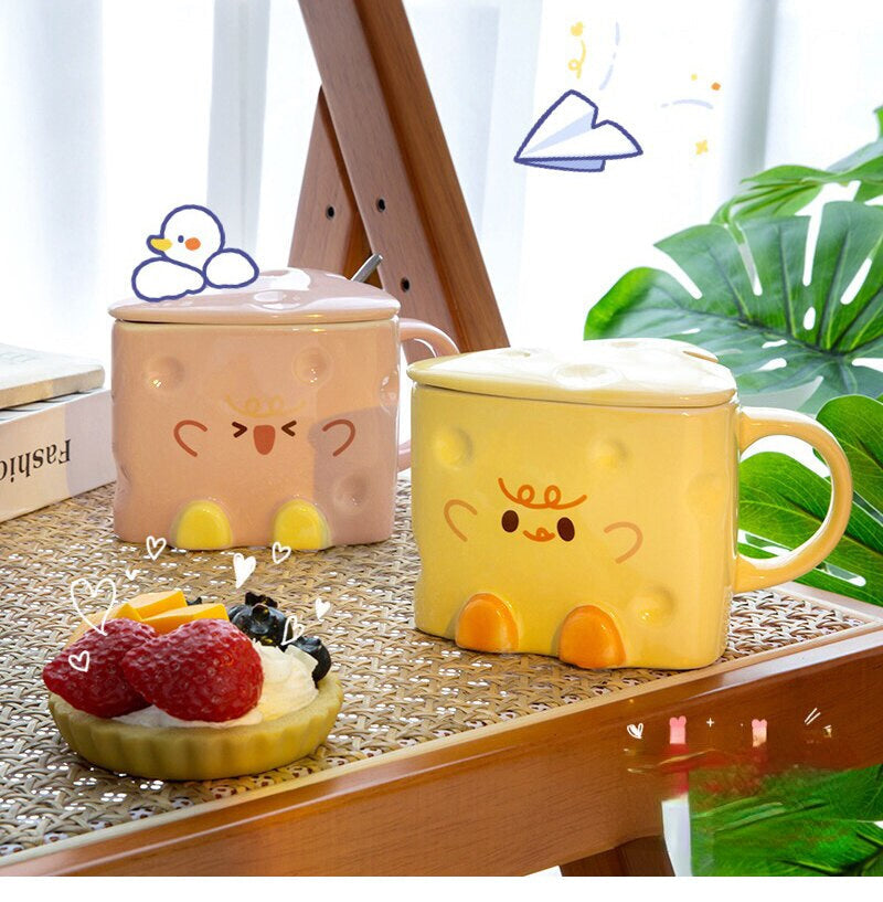 Cheesy mugs - cheddar cheese - cup - mug - cups