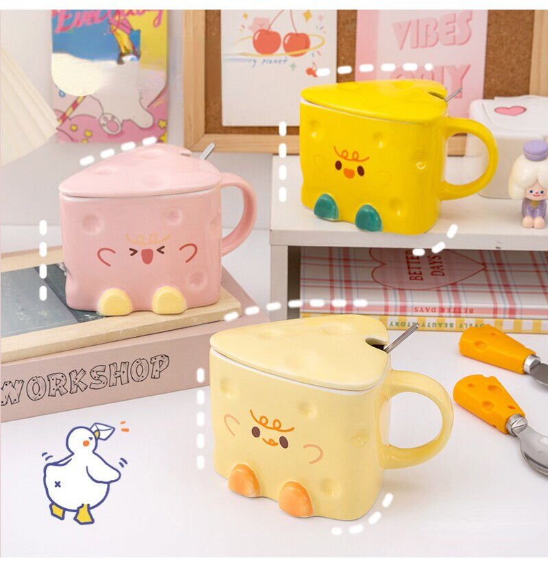 Cheesy mugs - cheddar cheese - cup - mug - cups