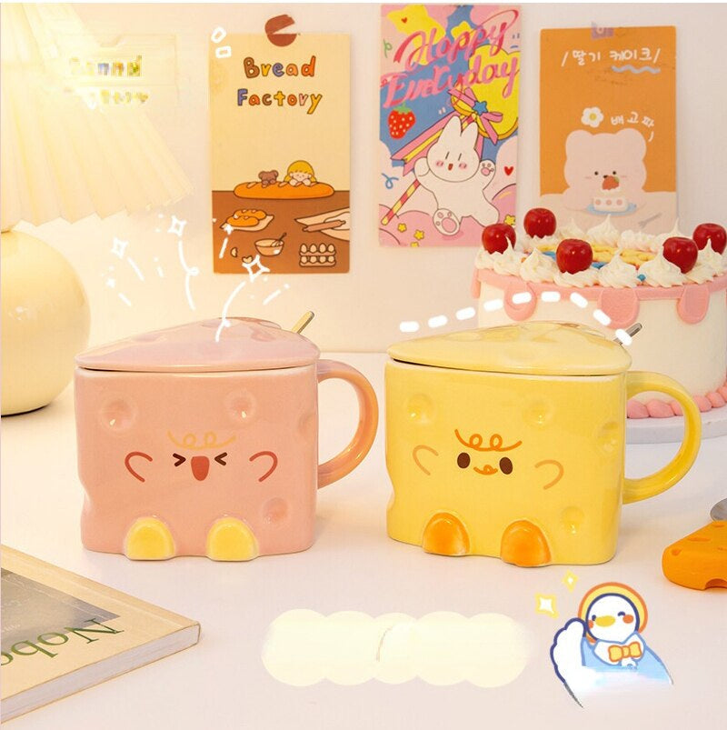 Cheesy mugs - cheddar cheese - cup - mug - cups