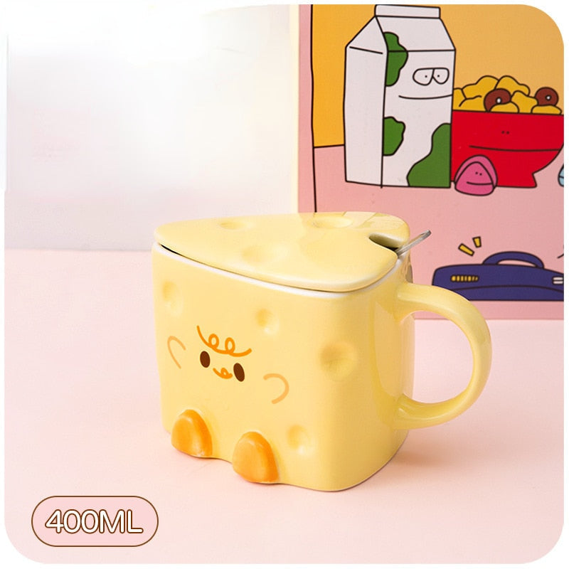 Cheesy mugs - cheddar cheese - cup - mug - cups