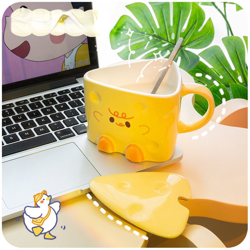 Cheesy mugs - cheddar cheese - cup - mug - cups