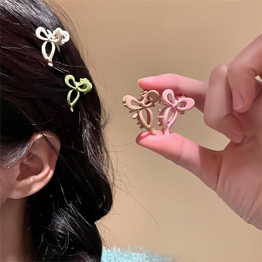 Ensemble de 2 pinces à cheveux chics avec nœud en ruban