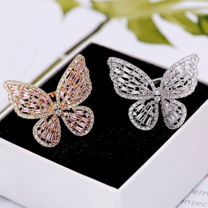 Bague papillon ajustable Sweet Chic