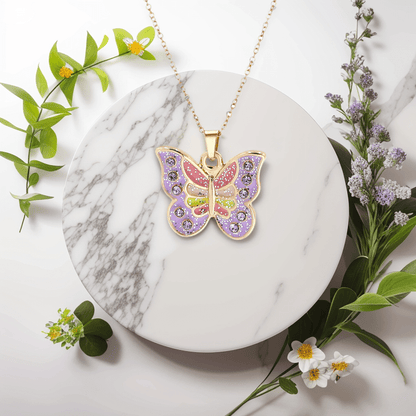 Beauty Sweet Butterfly Matching Necklace