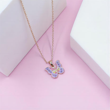 Beauty Sweet Butterfly Matching Necklace