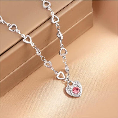 Y2K Sweet Heart Chain Necklace