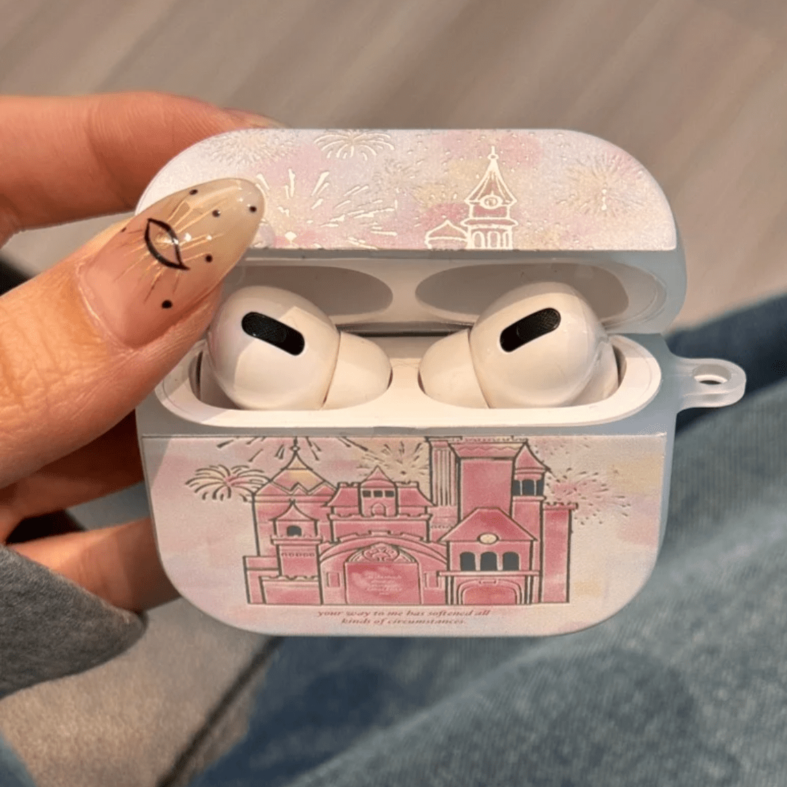 Chic Firework Castle AirPods Earphone Case