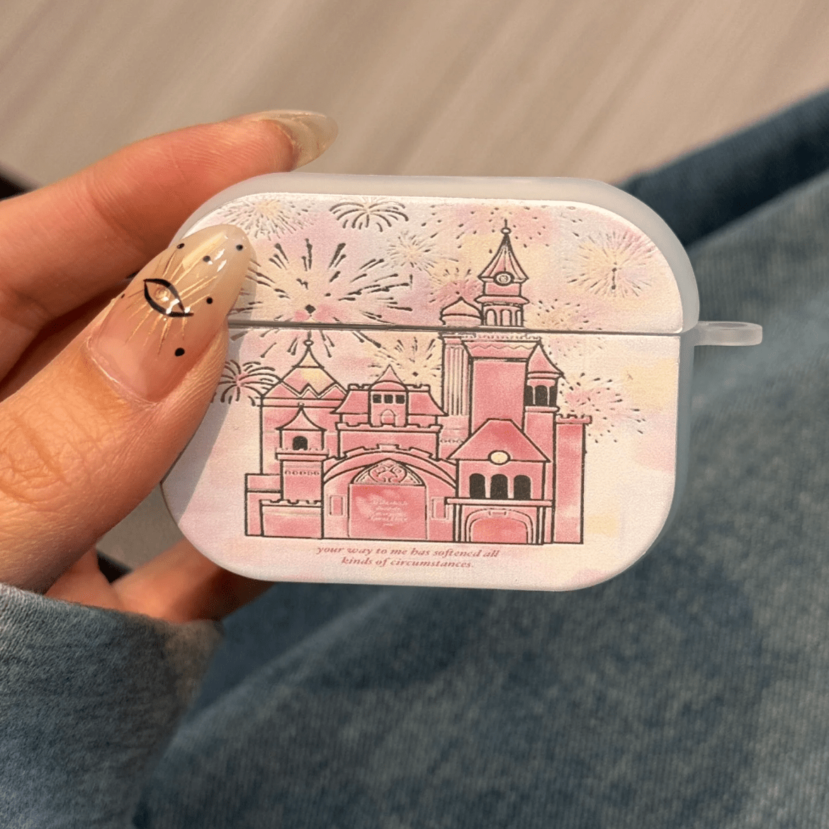 Chic Firework Castle AirPods Earphone Case