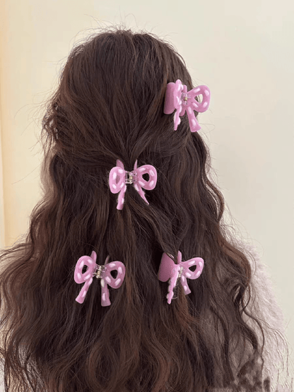 Knitting Wool Woven Ribbon Hair Clip