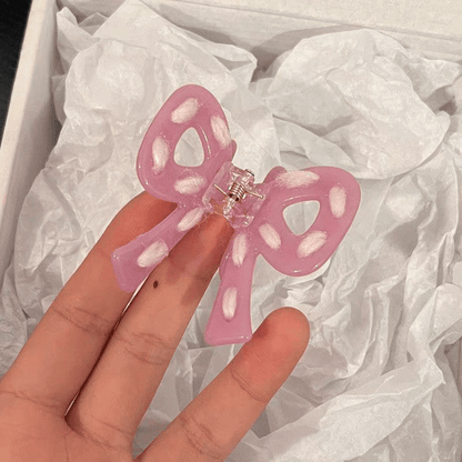 Knitting Wool Woven Ribbon Hair Clip