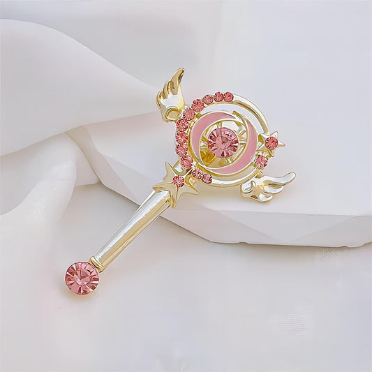 Pince à cheveux chic rose Sailor Moon