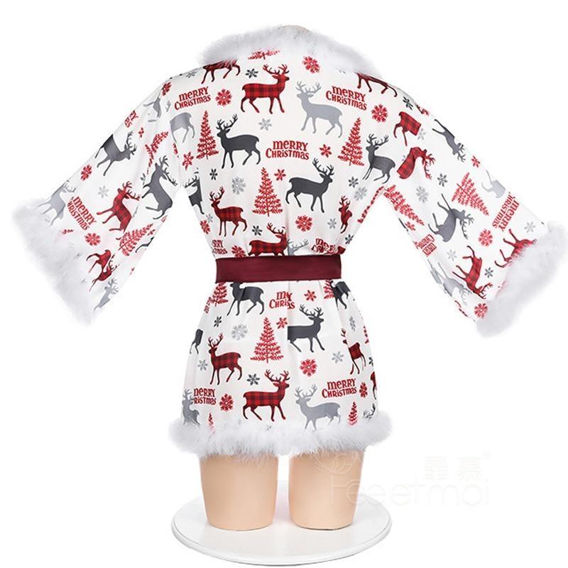Christmas Eve Bathrobe Set - bath robe, robes, bathrobe, christmas, christmas robe