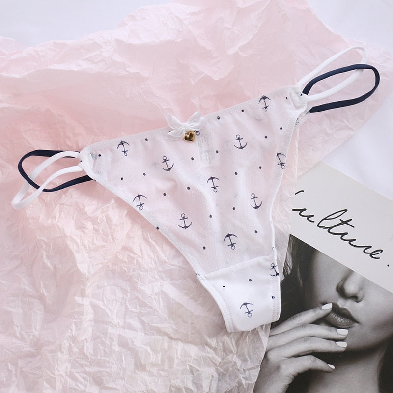 Classic Mesh Thongs - cat undies, panties, panty, thong, thong underwear Kawaii Babe