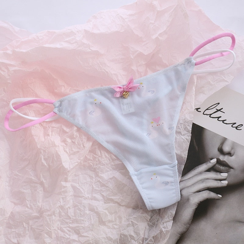 Classic Mesh Thongs - cat undies, panties, panty, thong, thong underwear Kawaii Babe