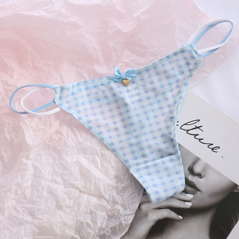 Classic Mesh Thongs - cat undies, panties, panty, thong, thong underwear Kawaii Babe