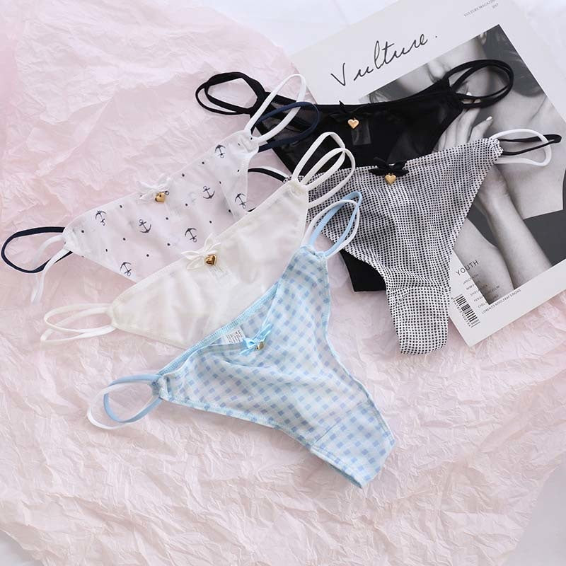 Classic Mesh Thongs - cat undies, panties, panty, thong, thong underwear Kawaii Babe