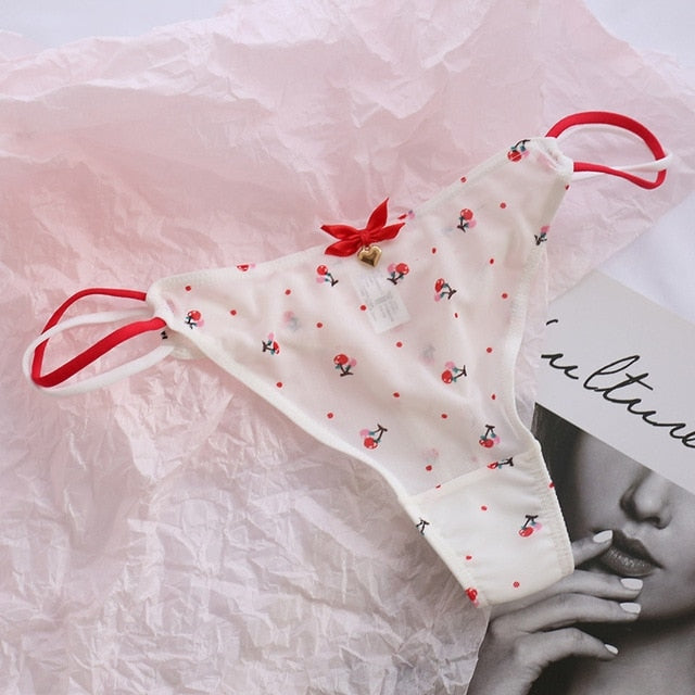Classic Mesh Thongs - cat undies, panties, panty, thong, thong underwear Kawaii Babe