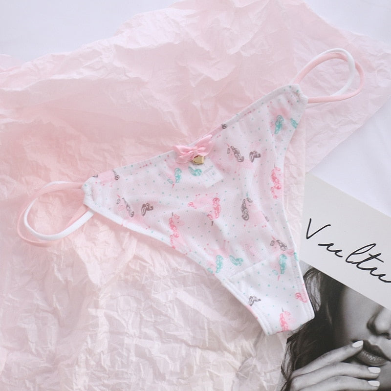 Classic Mesh Thongs - cat undies, panties, panty, thong, thong underwear Kawaii Babe