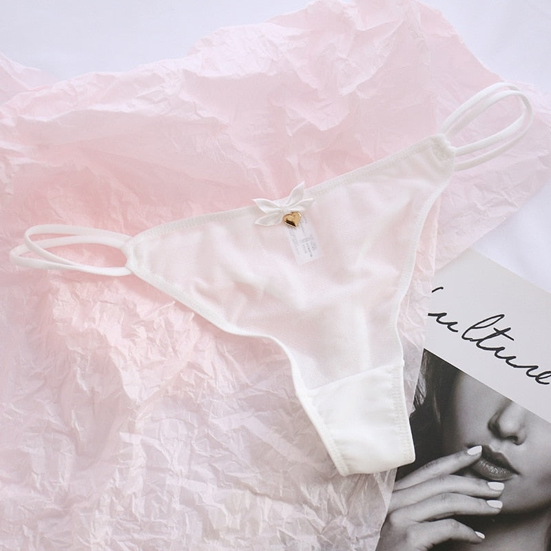 Classic Mesh Thongs - cat undies, panties, panty, thong, thong underwear Kawaii Babe