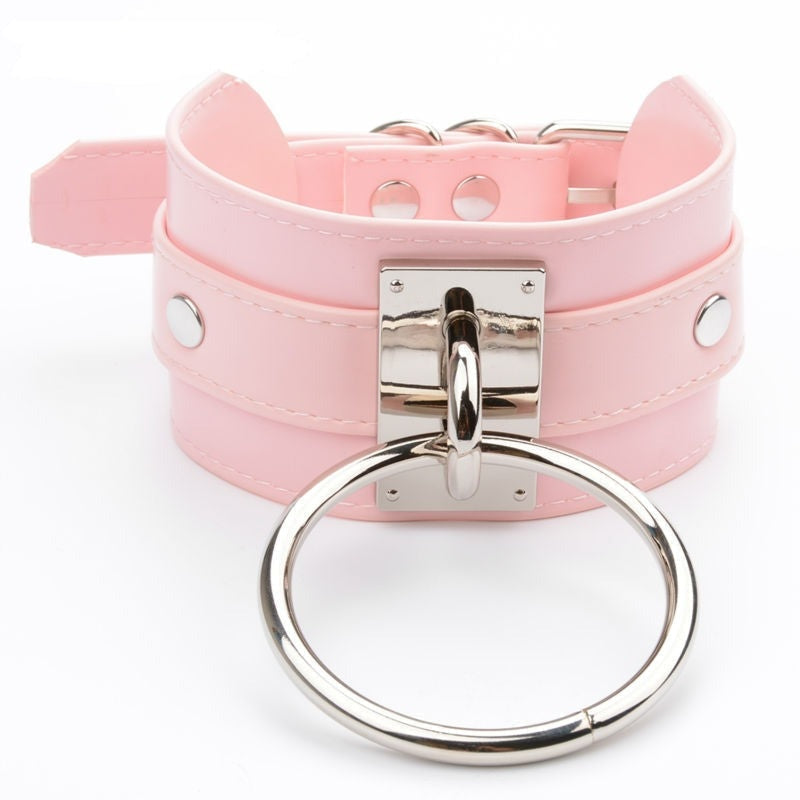 Classic o ring choker - cat collar - chain - choker - necklace - necklaces