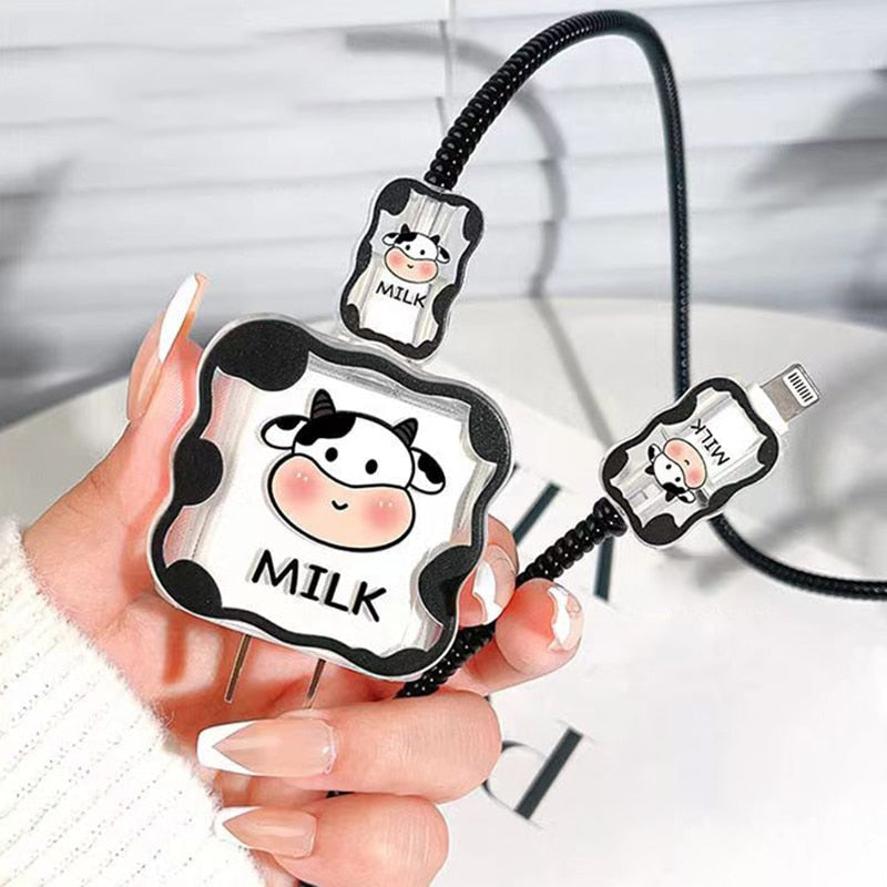 Cow Protector Cow Cable Protector For iPhone – Sukikawaii