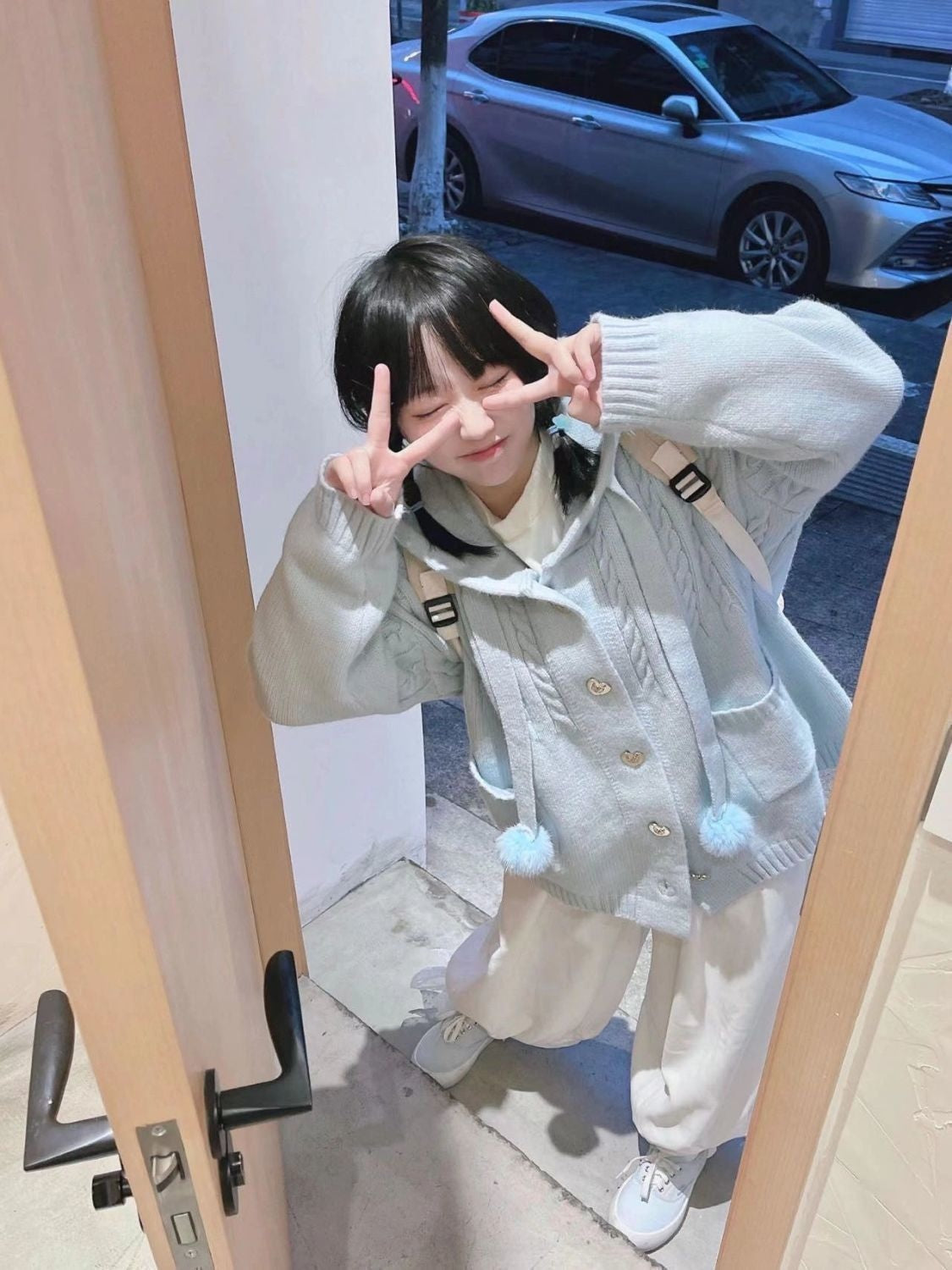 Cozy Kawaii Cardigan - cardigan, cardigans, long sleeve sweater, sweaters, sweatshirt Kawaii Babe