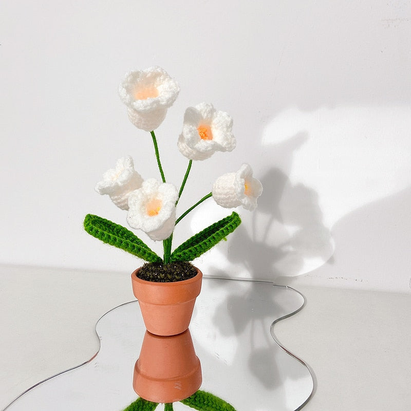 Crochet flower pots - crochet - floral - flower - flowers - knit