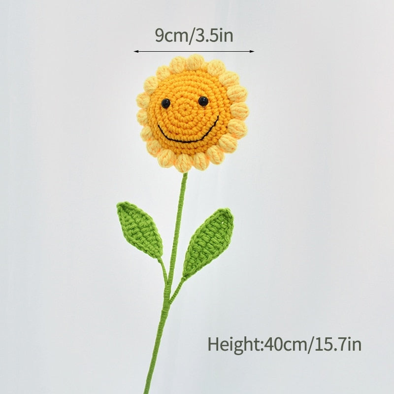 Crochet Flowers - bouquet, crochet, flowers, gift, gifts Kawaii Babe