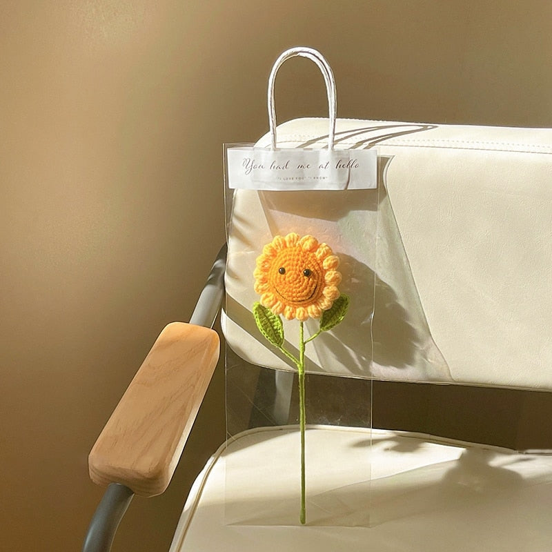 Crochet Flowers - bouquet, crochet, flowers, gift, gifts Kawaii Babe