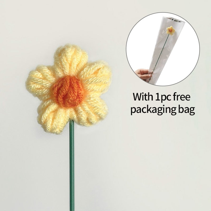 Crochet Flowers - bouquet, crochet, flowers, gift, gifts Kawaii Babe