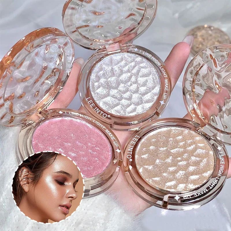 Kawaii crystal flash korean powder highlighter luminizer