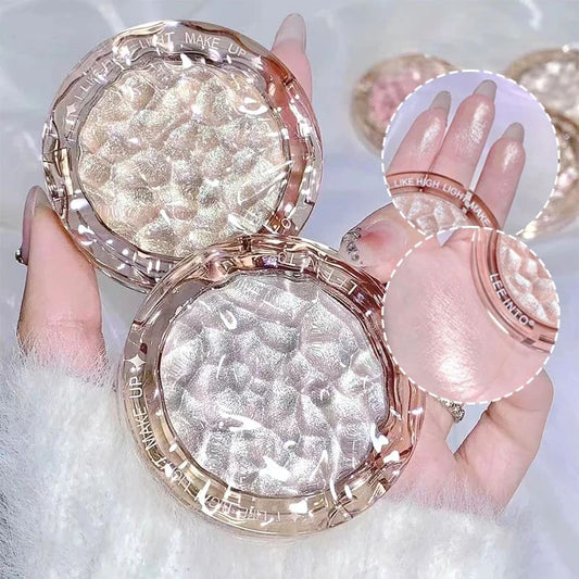 Kawaii crystal flash korean powder highlighter luminizer