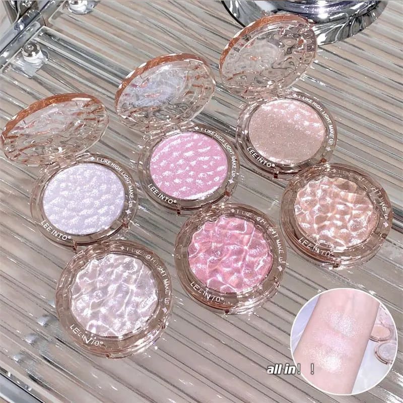 Kawaii crystal flash korean powder highlighter luminizer