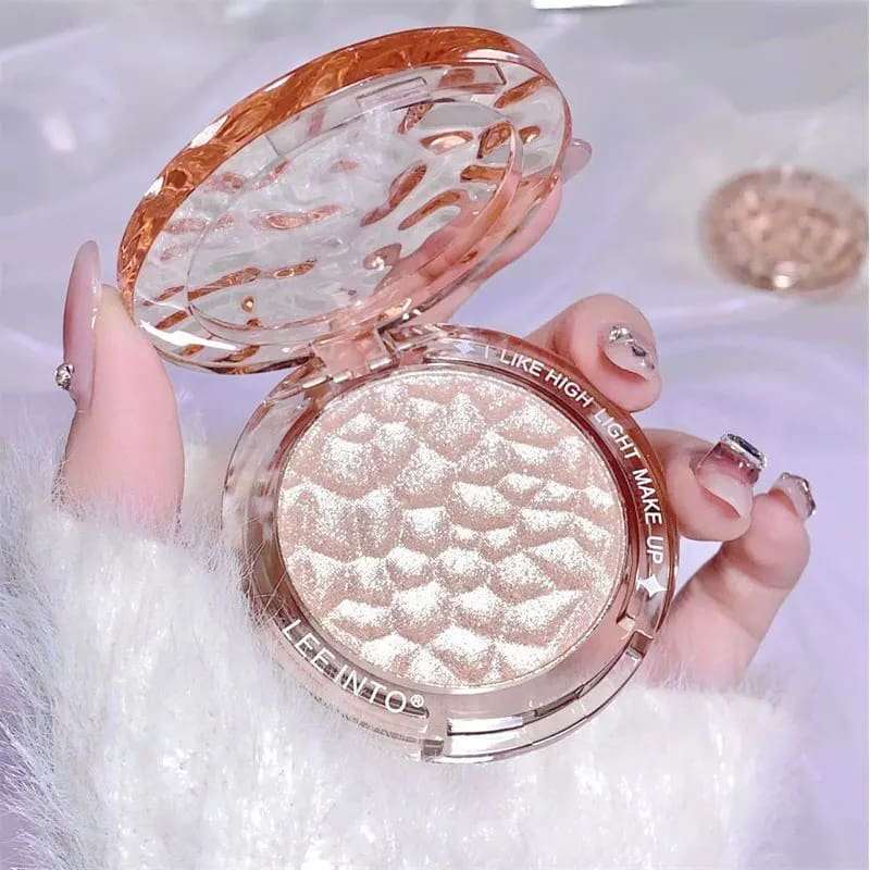Kawaii crystal flash korean powder highlighter luminizer