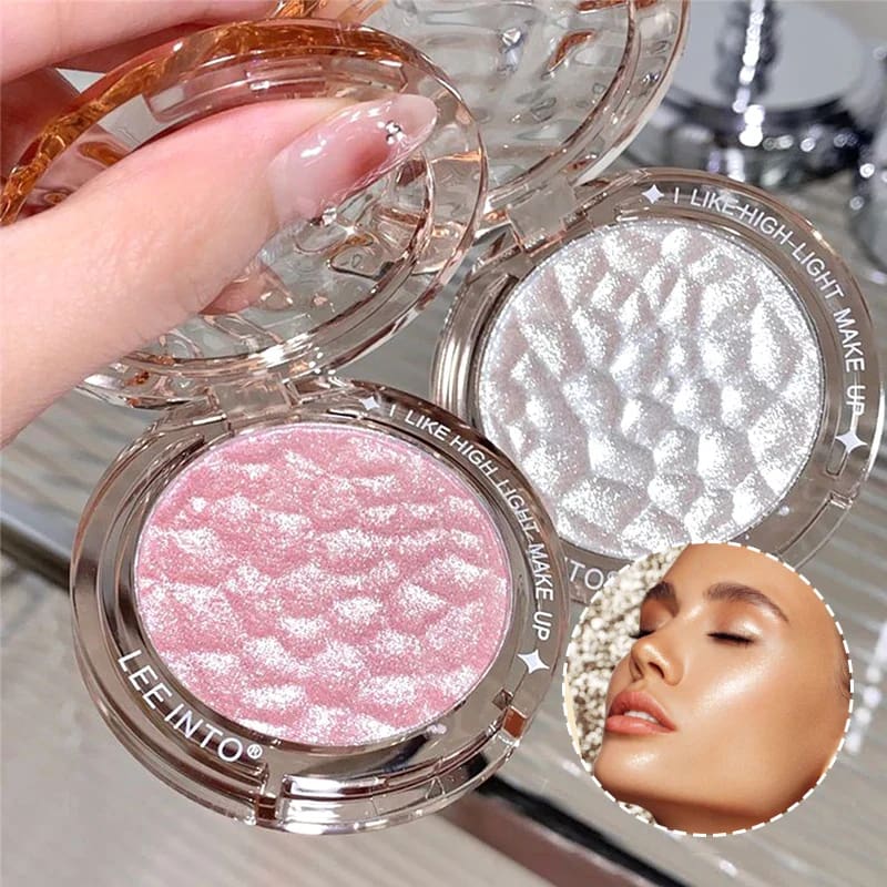 Kawaii crystal flash korean powder highlighter luminizer