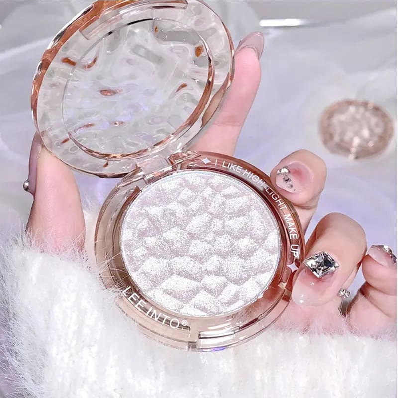 Kawaii crystal flash korean powder highlighter luminizer