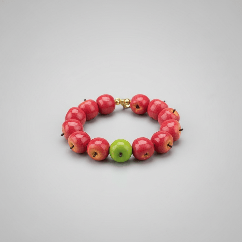 Beaded Cute Bracelet Apple