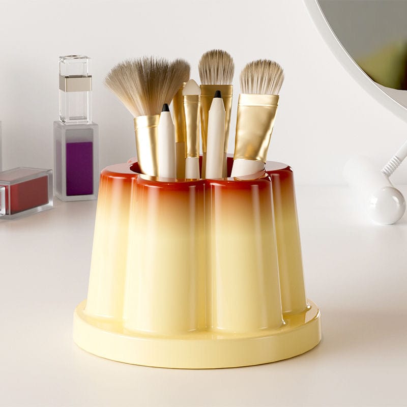 Cute Caramel Pudding Pen Holder