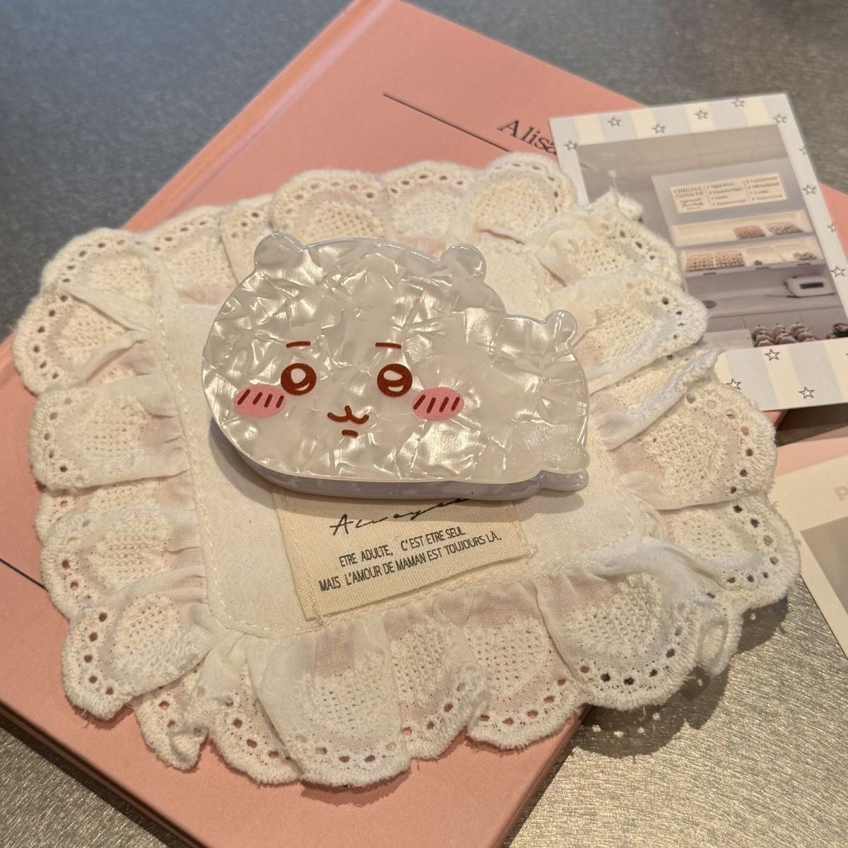 Acetate Hair Chiikawa Cute Acrylic Claw Clip