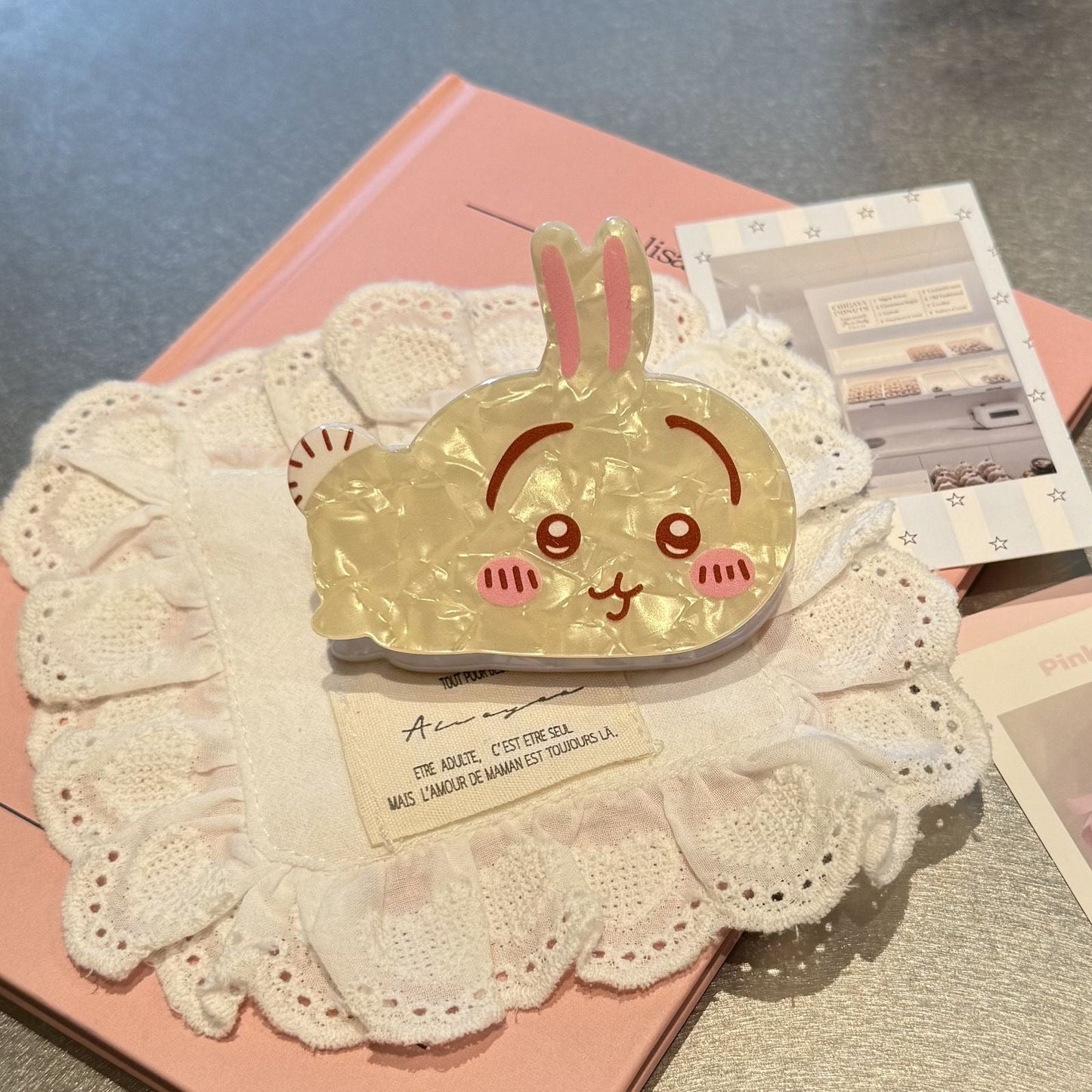 Acetate Hair Chiikawa Cute Acrylic Claw Clip