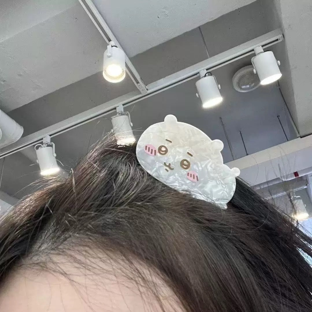 Acetate Hair Chiikawa Cute Acrylic Claw Clip